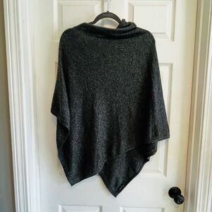 Exclusive Cashmere Hand Made Nepal Women's Poncho Sweater Dark Gray
One Size